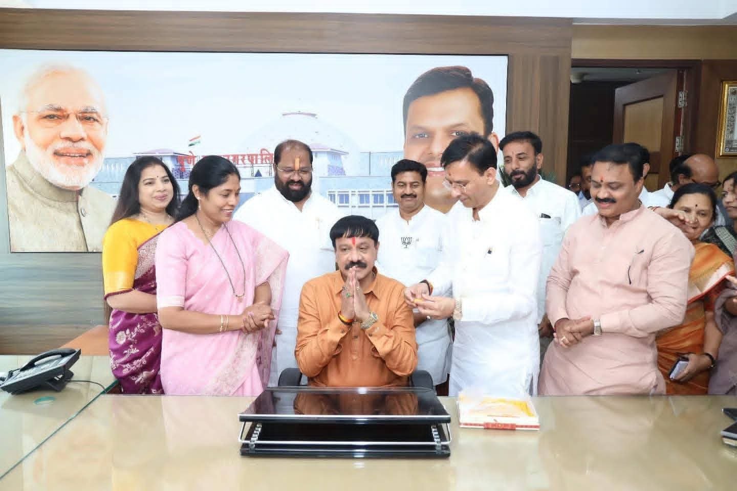 पुणे महानगरपालिकेच्या स्थायी समिती अध्यक्षपदी श्रीनाथ भिमाले यांची बिनविरोध निवड